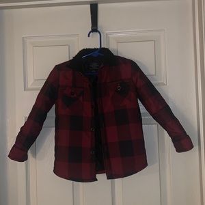 Buffalo Red Plaid Jacket Toddler Size 3T